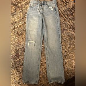 GAP sky high straight jeans size 27/4R